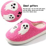 BERANMEY Halloween Slippers for Women Perfect Soft Plush Comfy Warm Slip-On Cute Womens Slippers Indoor Fluffy House Slippers for Women and Men Non-slip Fuzzy Flat Slides - Image 60
